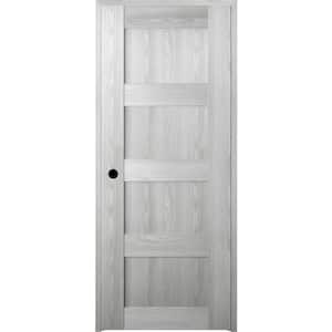 30 in. x 80 in. Vona Right-Handed Solid Core Ribeira Ash Textured Wood Single Prehung Interior Door