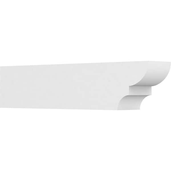Ekena Millwork 6 in. x 8 in. x 36 in. Ridgewood PVC Rafter Tail Brace