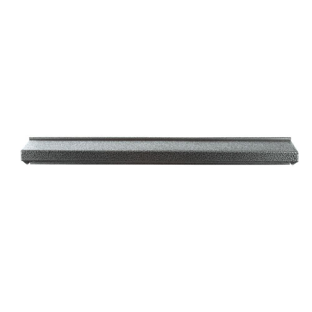 Heavy-Duty Steel 30" Wall-Mount Shelf in Hammered Granite