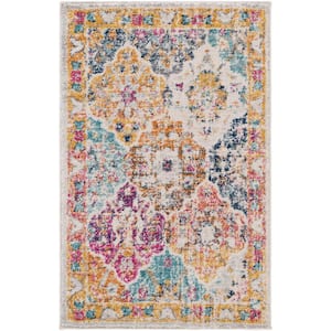 Demeter Ivory 6 ft. 7 in. x 9 ft. Area Rug
