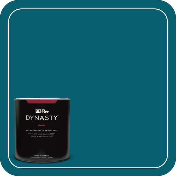 BEHR DYNASTY 1 qt. #T16-04 Galapagos Matte Interior Stain-Blocking Paint and Primer
