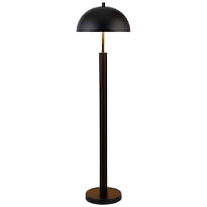 York 58 in. Blackened Bronze Floor Lamp