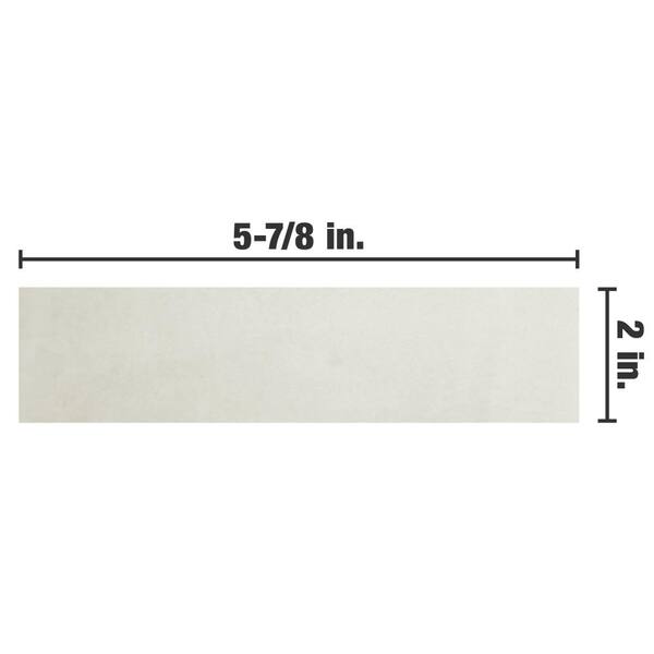 Merola Tile Coco Matte Cloud White 2 in. x 5-7/8 in