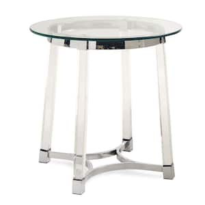 Sophia Clear Modern End Table