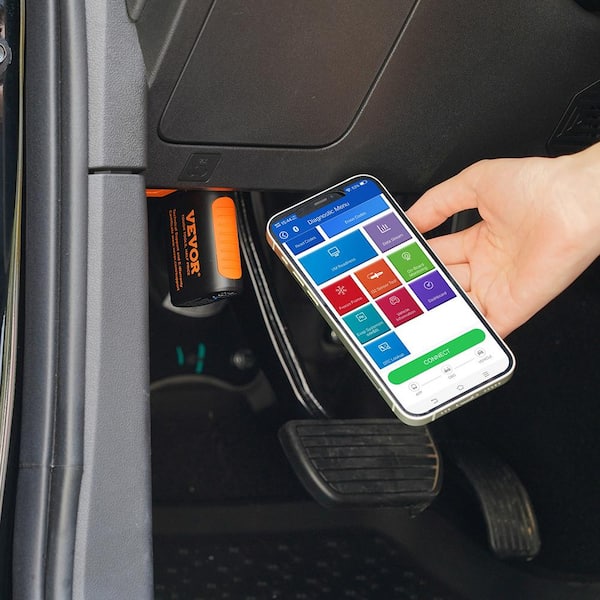  OBD2 Scanner Bluetooth for iOS iPhone and Android, Car