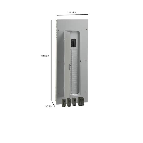 GE 200 Amp 40-Space 80-Circuit Main Breaker Indoor Load Center Contractor Load Center and Breaker Kit