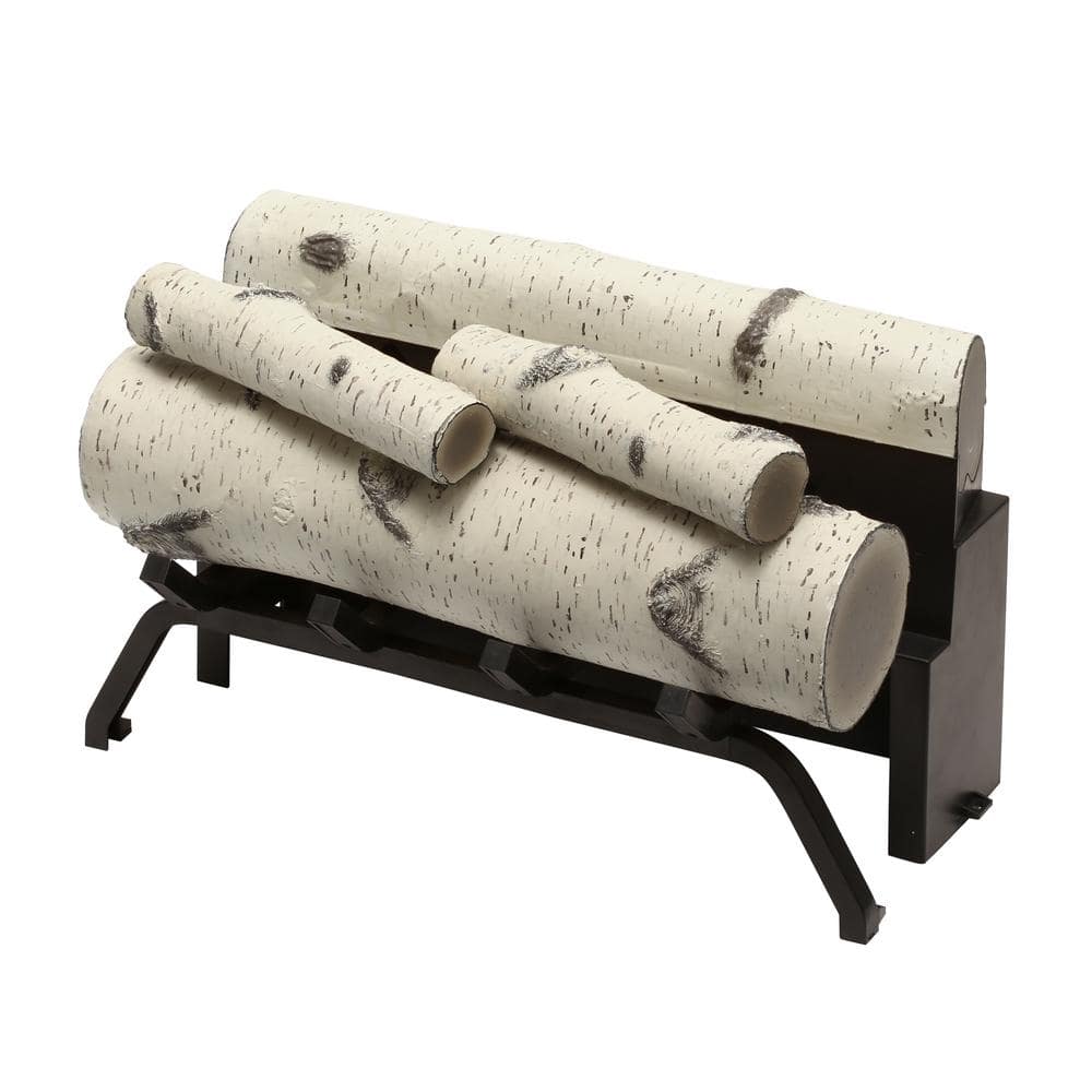 Dimplex 18 in. Birch Log Set Accessory for Revillusion 24 in. Firebox Insert  RBFL24BR The Home Depot