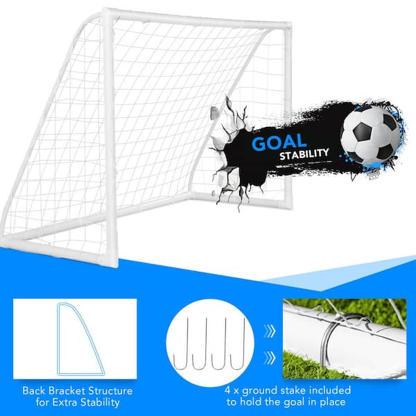 Portable Football Goals Full Size 7 x 2