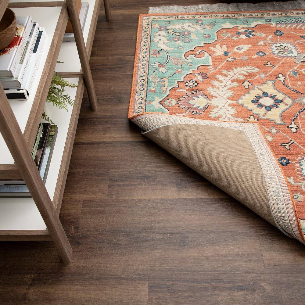 7'6" x 10' Gray Recycled Synthetic Dual Surface Rug Pad
