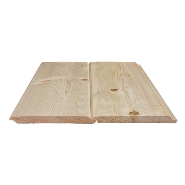 UFP-Edge 1 in. x 8 in. x 8 ft. Unfinished Pine Shiplap Board (6-Pack)