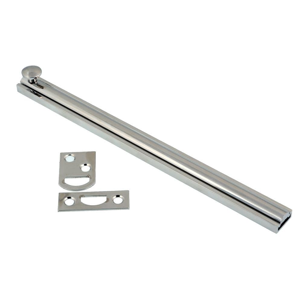 8 in. Solid Brass Bright Nickel Surface Bolt price history on PriceWatchPro