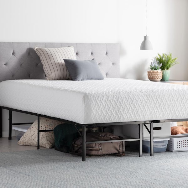 Queen Folding Platform Bed Frame, Full Size Bed Platform Bed Frame