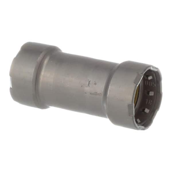 MegaPressG 1/2 in. Press Carbon Steel Coupling No Stop (Gas Only)
