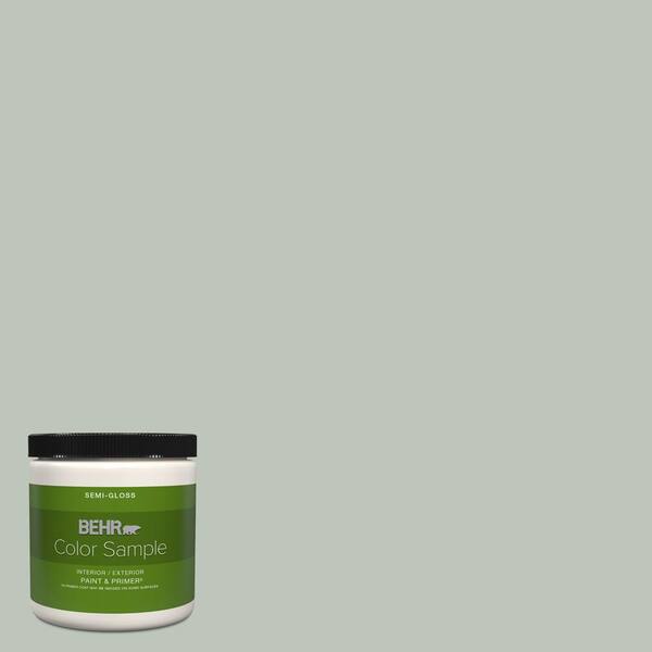 BEHR PREMIUM PLUS 8 oz. 700E3 Contemplation SemiGloss Interior/Exterior Paint & Primer Color