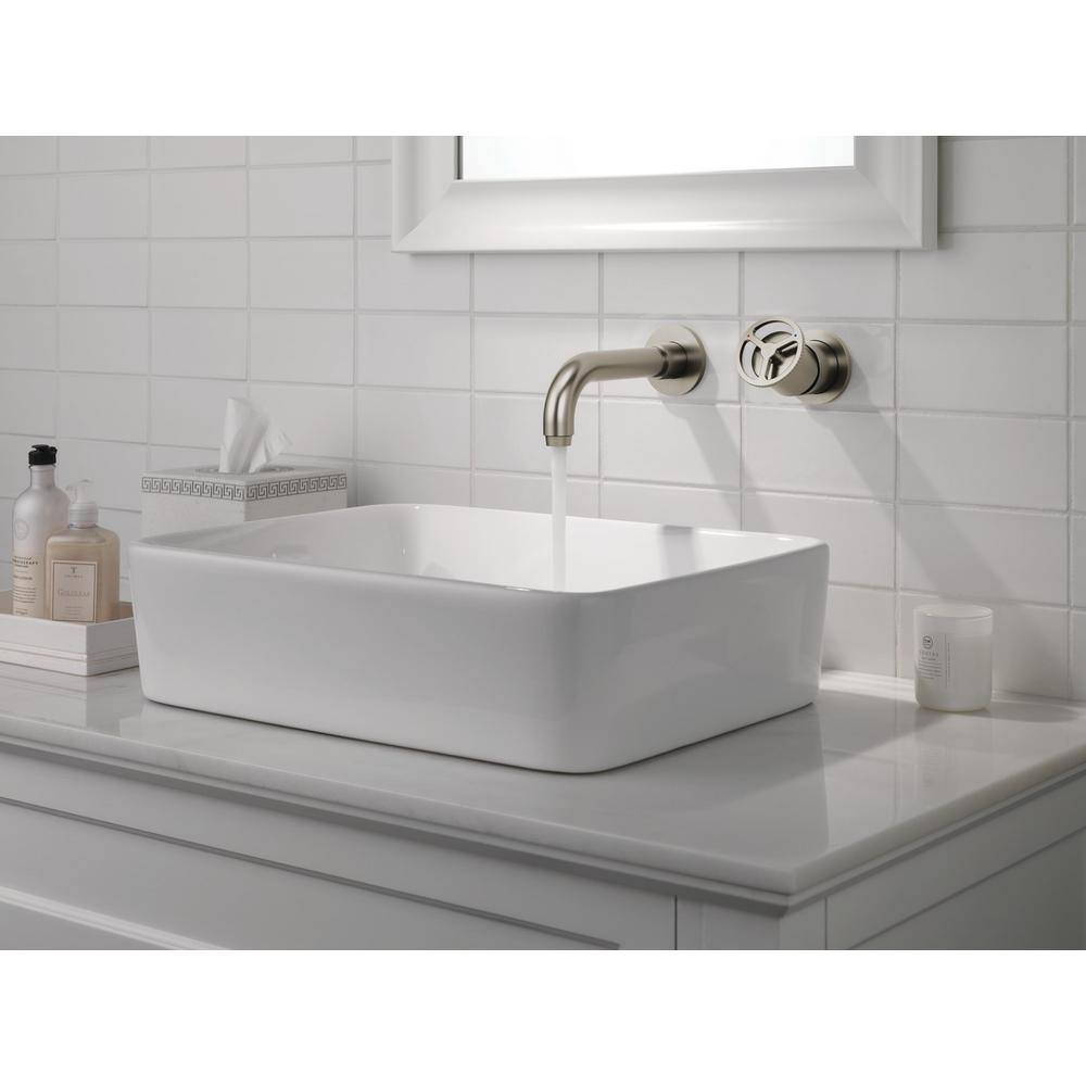 Contemporary Stainless Steel Wall-Mounted Bathroom Faucet