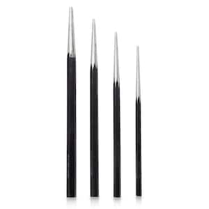 Long Tapered Alignment Drift Punch Set Mechanics Steel Taper Tools Punches (4-Piece)