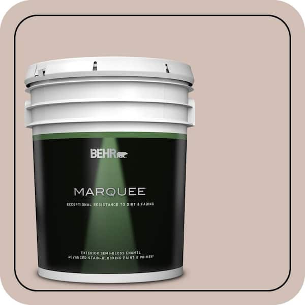 BEHR MARQUEE 5 gal. #ECC-28-1 Summer Bloom Semi-Gloss Enamel Exterior Paint & Primer