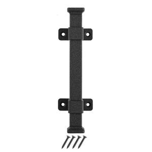 10 in. Black Heavy-Duty Door Pull