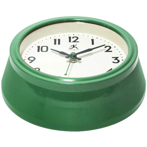 Infinity Instruments Retro Diner Green 8.5 in. x 8.5 in. Round