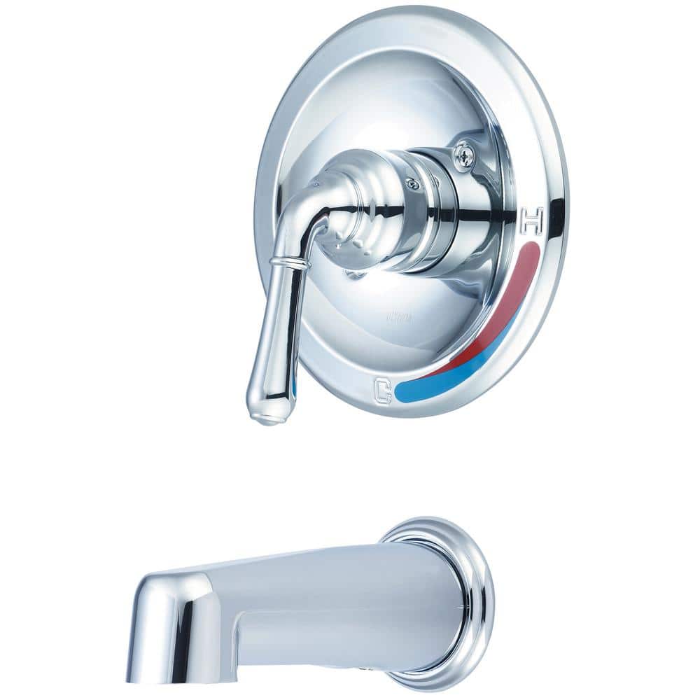 Accent 1-Handle Wall Mount Tub Trim Kit in Brushed Nickel with Extended Combo Tub Spout (Valve not Included) price history on PriceWatchPro