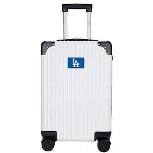 Los Angeles Dodgers premium 2-Toned 21 in. Carry-On Hardcase in White