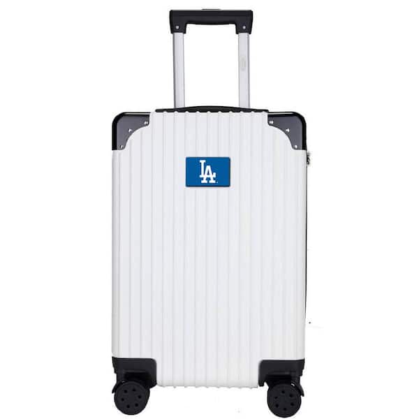 Mojo Los Angeles Dodgers premium 2-Toned 21 in. Carry-On Hardcase in White