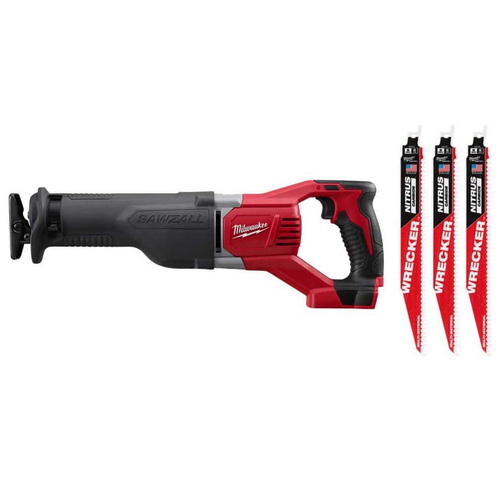 Milwaukee M18 18Volt LithiumIon Cordless SAWZALL Reciprocating Saw