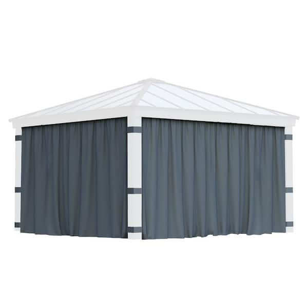 CANOPIA by PALRAM Curtain Set for Dallas 14 ft. x 14 ft. Outdoor Gazebo