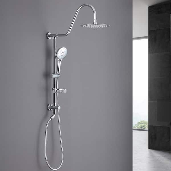 Staykiwi 3-Spray Multifunction Deluxe Wall Bar Shower Kit with Hand ...