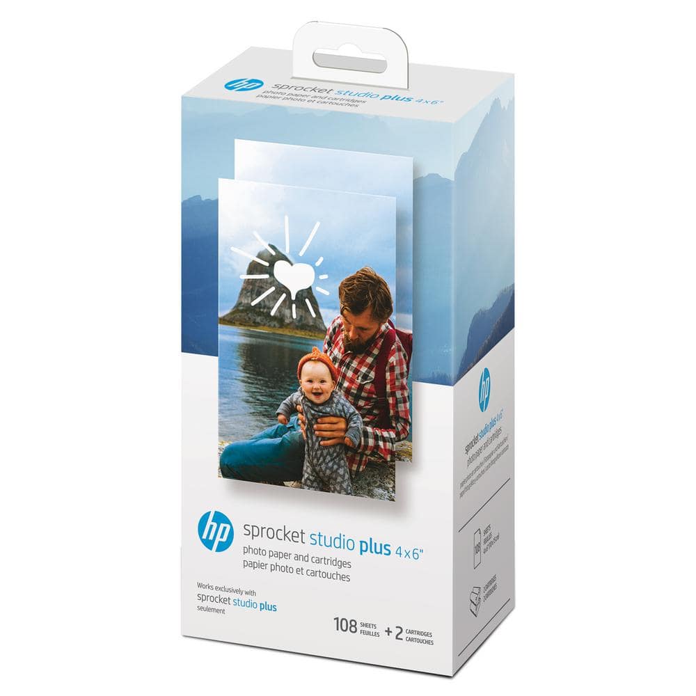 "Sprocket Studio Plus 4 x 6"" Photo Paper and Cartridges (Includes 108 Sheets and 2 Cartridges)" price history on PriceWatchPro