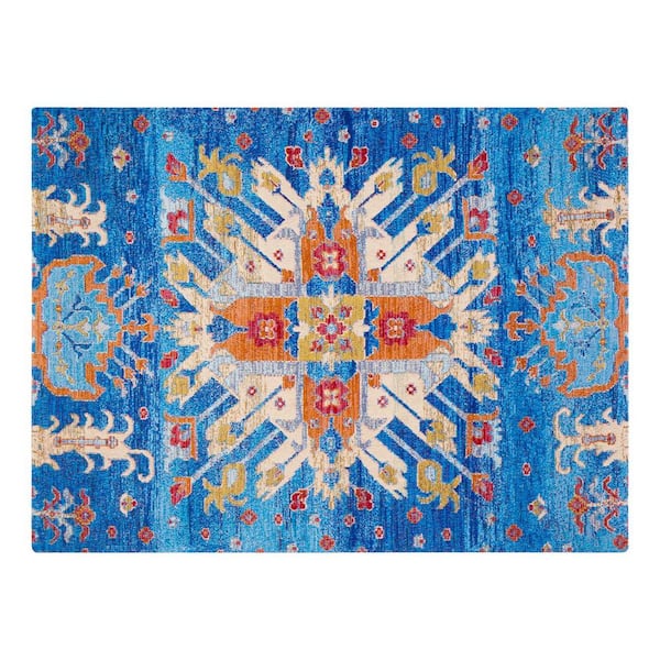 Anji Mountain Las Cruces Multi-Colored 54 in. x 40 in. Polyester Chair Mat