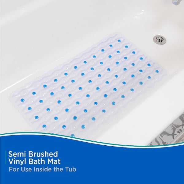 Kenney 27.5-in x 15.5-in Rubber Bath Mat Kenney 27.5-in x 15.5-in Rubber Bath Mat