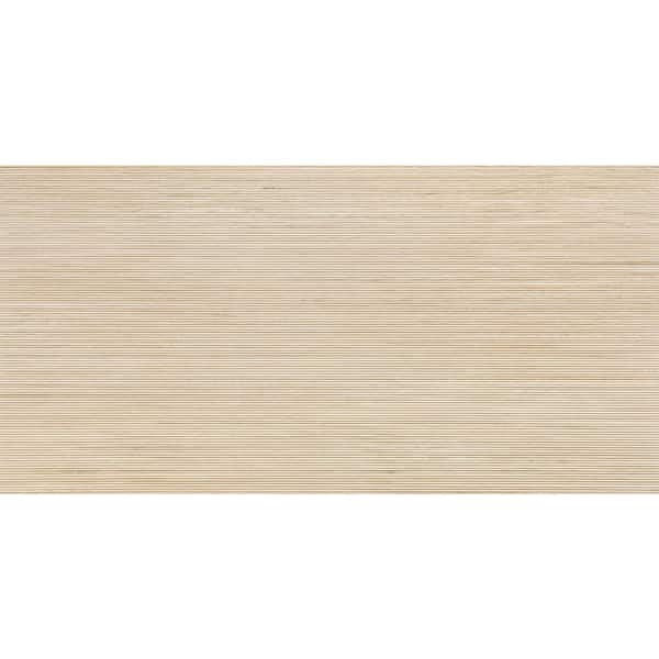 Bamboo Crest Matte 24 in. x 48 in. Porcelain Fluted Wall Tile (15.50 sf. ft. / case)