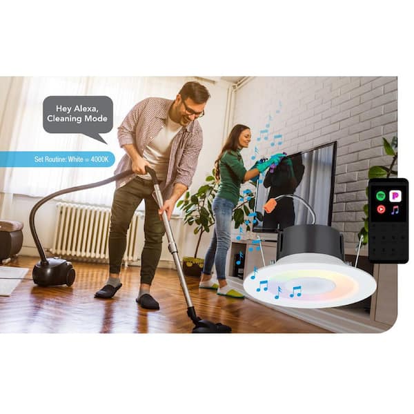 Juno J6SLC Speaker 6 in. Smart Tunable CCT/Color Changing