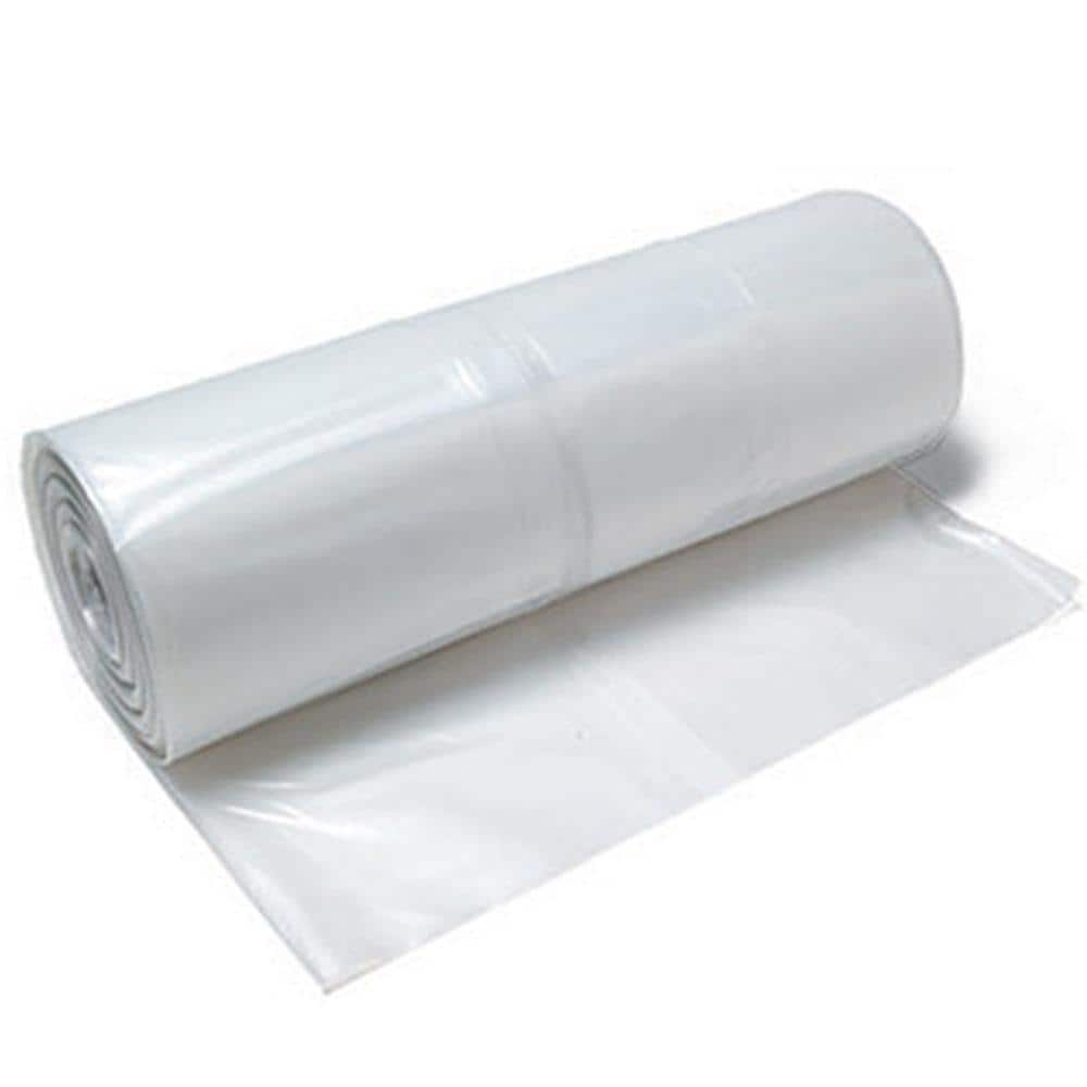 3ft x 200 ft Clear Plastic Sheeting Polyethylene Sheeting 4 mil Clear  Plastic Tarp Polyethylene Film Vapor Barrier Covering Heavy Duty Plastic  Sheet
