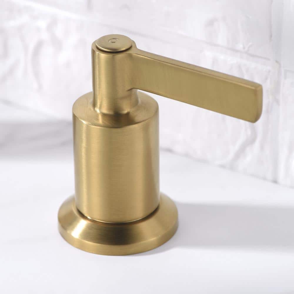Kree 8'' Nickel Two-Handle Widespread Bathroom Faucet