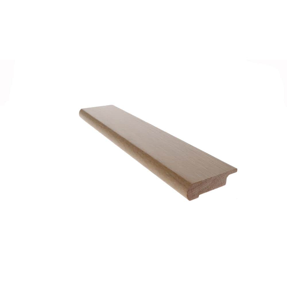 Overlap Stair Nose Oak Bunbury 0.275 in. T x 2.50 in. W x 78 in. L Solid Matte Hardwood Trim price history on PriceWatchPro
