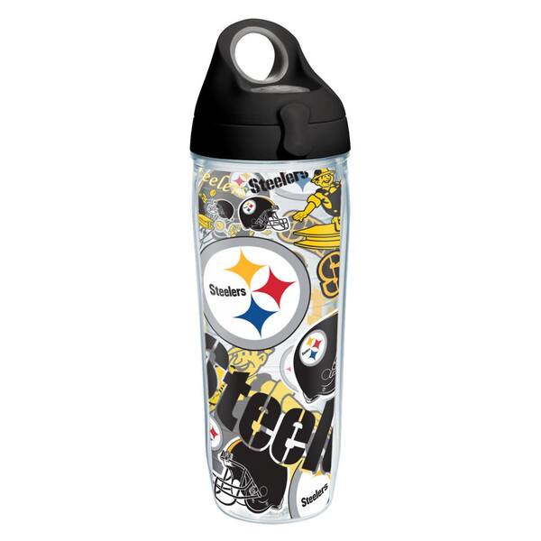 Tervis NFL Pittsburgh Steelers All Over 24 oz. Double Walled Insulated Water Bottle