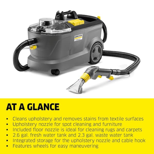 Karcher Puzzi 10/1 Commercial Corded Carpet Extractor; Spot