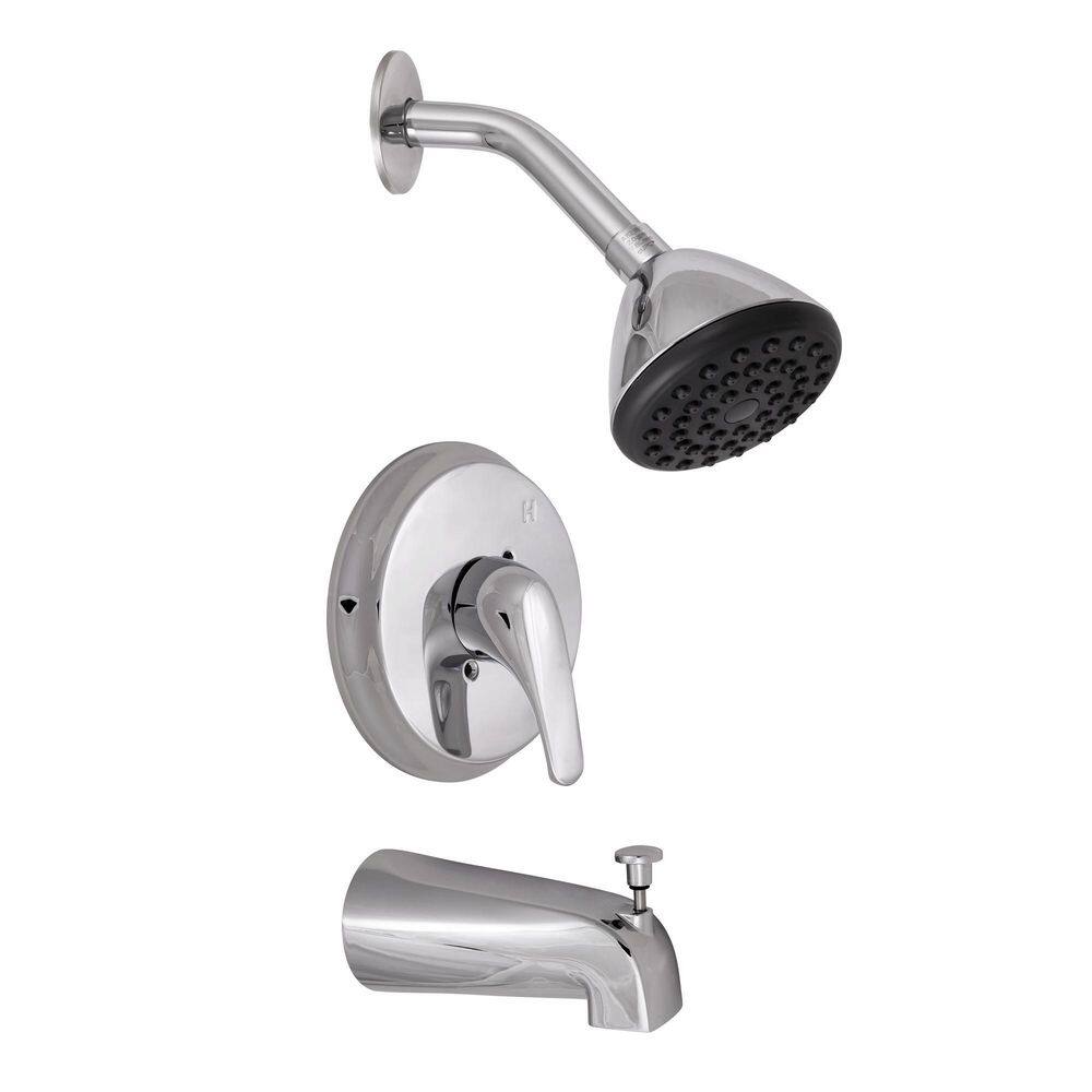Design House Classic SingleHandle 1Spray Tub and Shower Faucet in