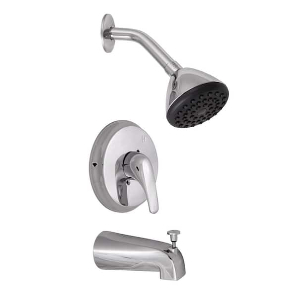 Design House Classic Single-Handle 1-Spray Tub and Shower Faucet in ...