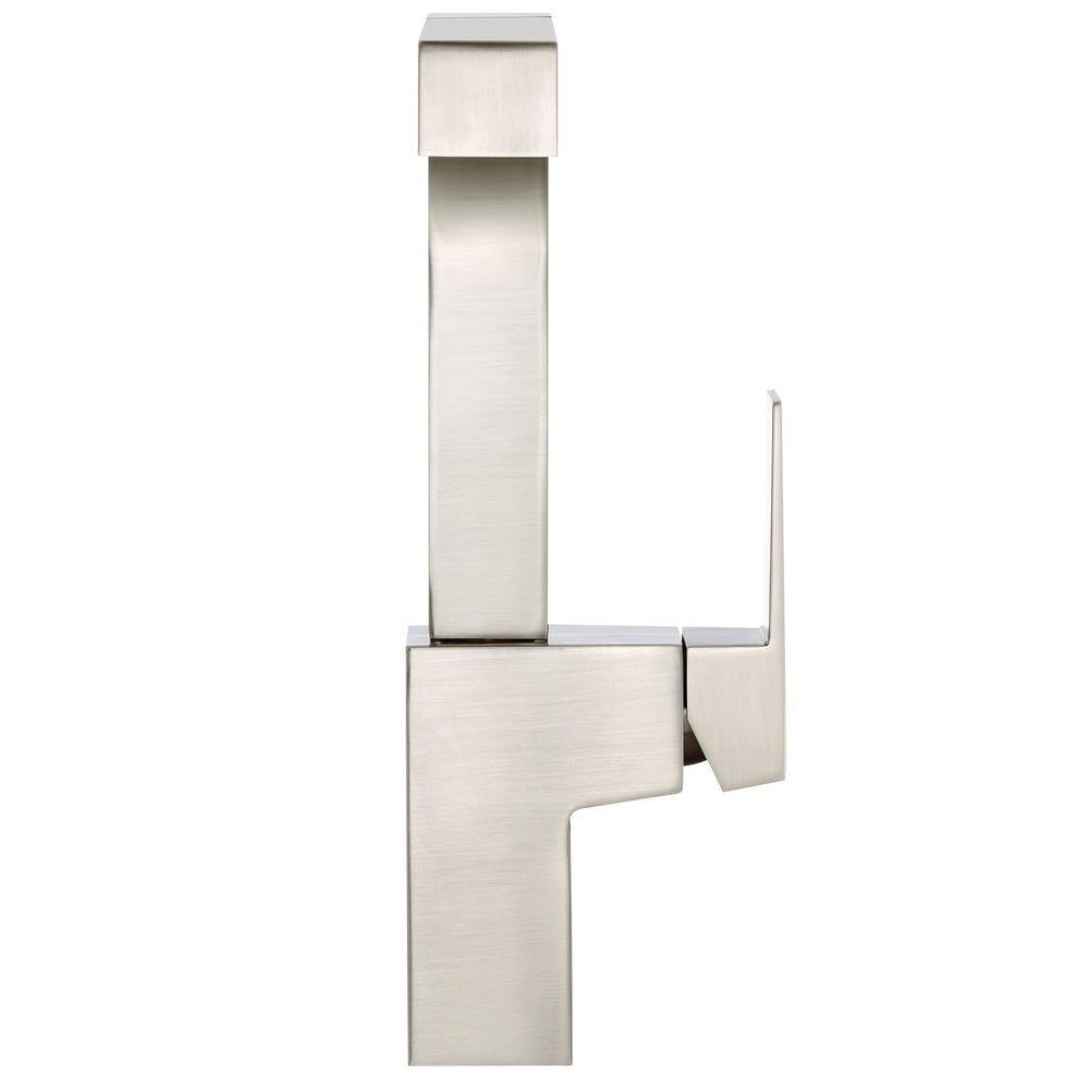 Stainless Steel Single Handle Pull-Out Kitchen Faucet
