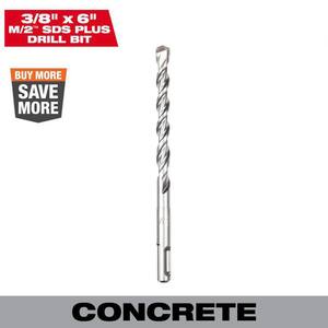 3/8 in. x 6 in. 2-Cutter SDS-PLUS Carbide Drill Bit
