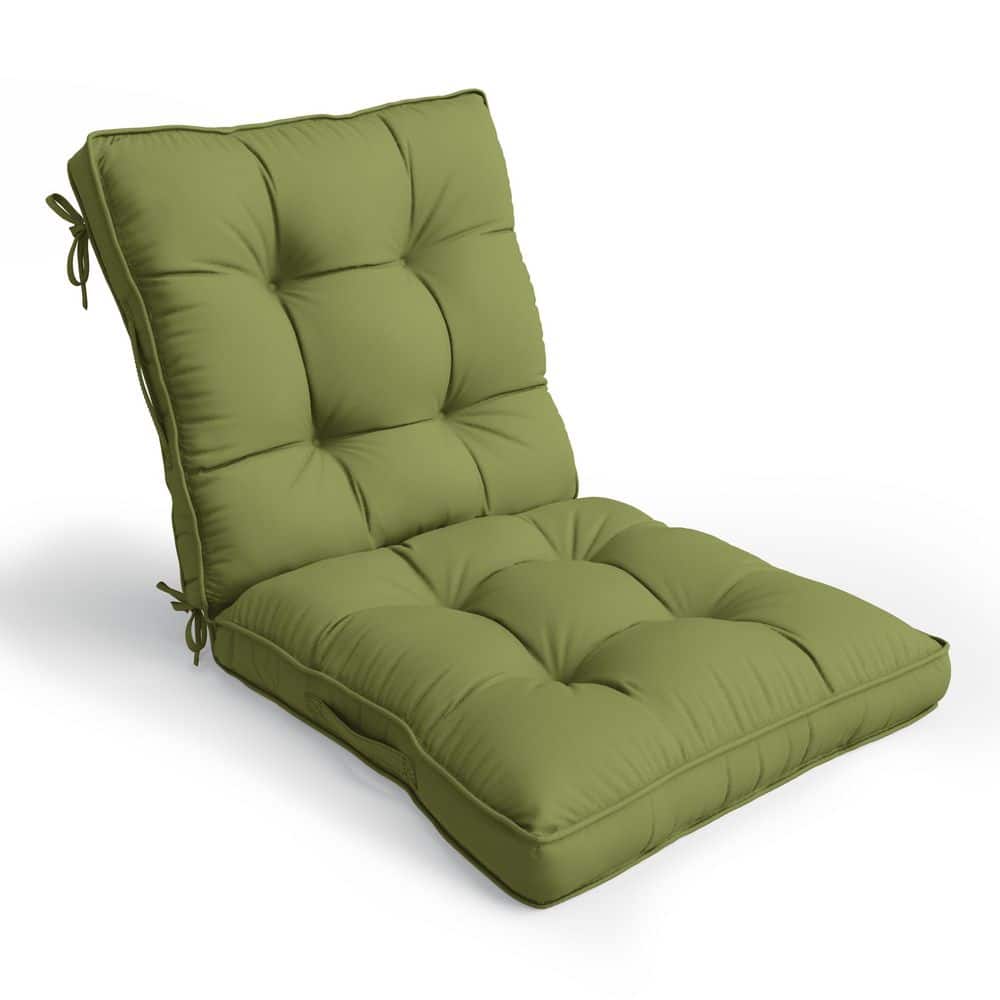 43 x 23 x 6 in. Outdoor Tufted Dining and Rocking Chair Cushion, Waterproof Replacement Seat with Backrest, Light Green price history on PriceWatchPro