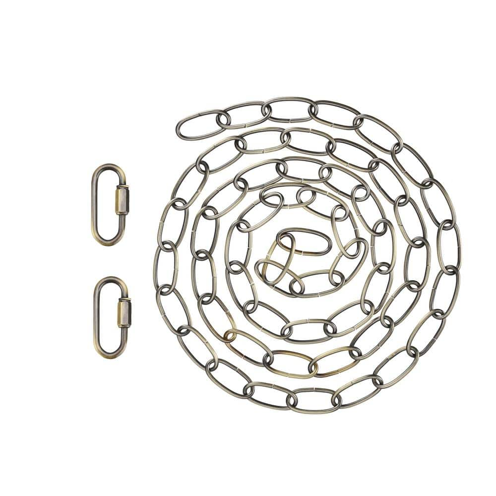 Steel 6 ft. Chain & Quick Link Connector/Hanging Max.40 lbs.-Lighting ...