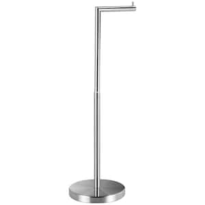 Free Standing Liftable Toilet Paper Holder in Brushed Nickel