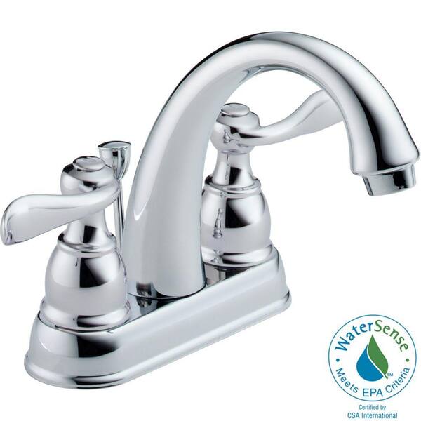 Delta Traditional 4 in. 2-Handle High-Arc Bathroom Faucet in Chrome-DISCONTINUED