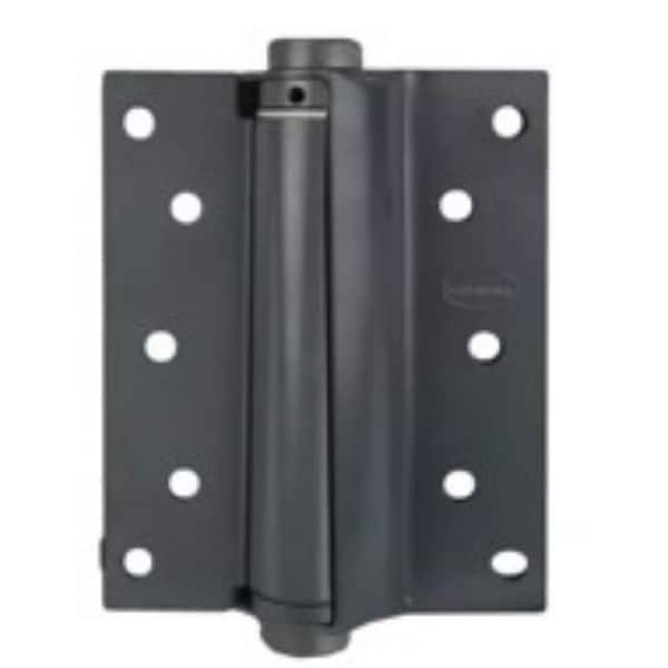 Taco 7 in. x 7 in. Prime Coat Single Acting Barrel Spring Squared Radius Door Hinge with Non-Removable Pin - (Set of 2)