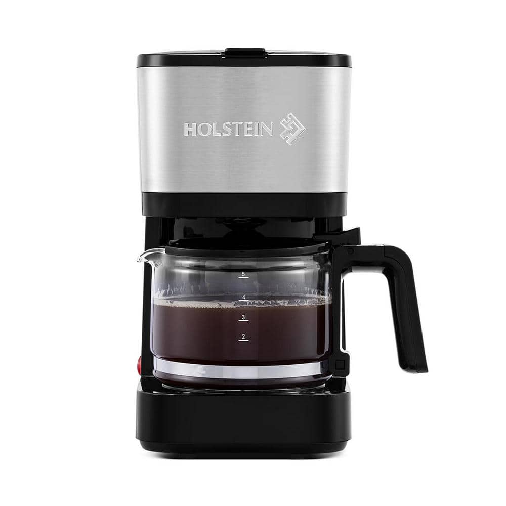 Simply Brew 5-Cup Stainless Steel Drip Coffee Maker with Reusable Filter, Glass Carafe and Warming Plate price history on PriceWatchPro