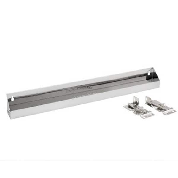 Rev-A-Shelf Silver 25 Inch Slim Tip Out Tray Organizer, Stainless Steel